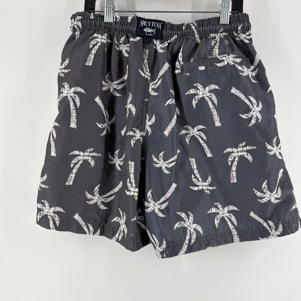 Spicy‎ Tuna Swim Trunks Boys Mens Size Small Lined Set of 2